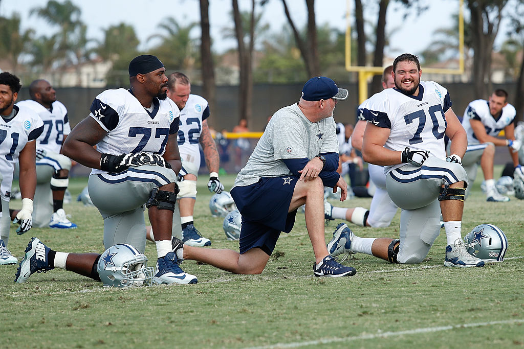 January 05, 2019: Dallas Cowboys offensive guard Zack Martin #70