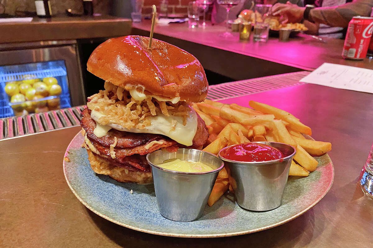 A fried bologna sandwich at Matty's Old Fashioned.