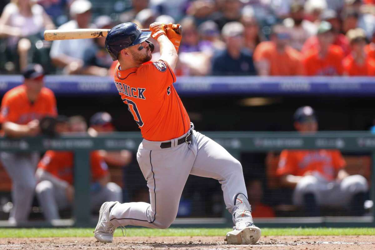 Chas McCormick did everything else today, why not conduct his own  interview?? What a series. #Astros2023 #astros #houston #htown…