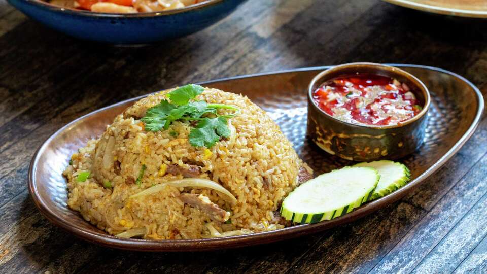 Beef curry fried rice at Bahn Bahn Thai Food, a new restaurant concept in downtown's Bravery Chef Hall, opening in August.