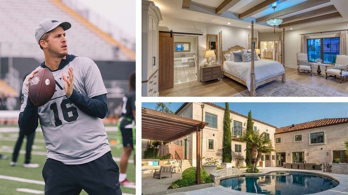 Inside Jared Goff's $10.5 million mansion, with photos