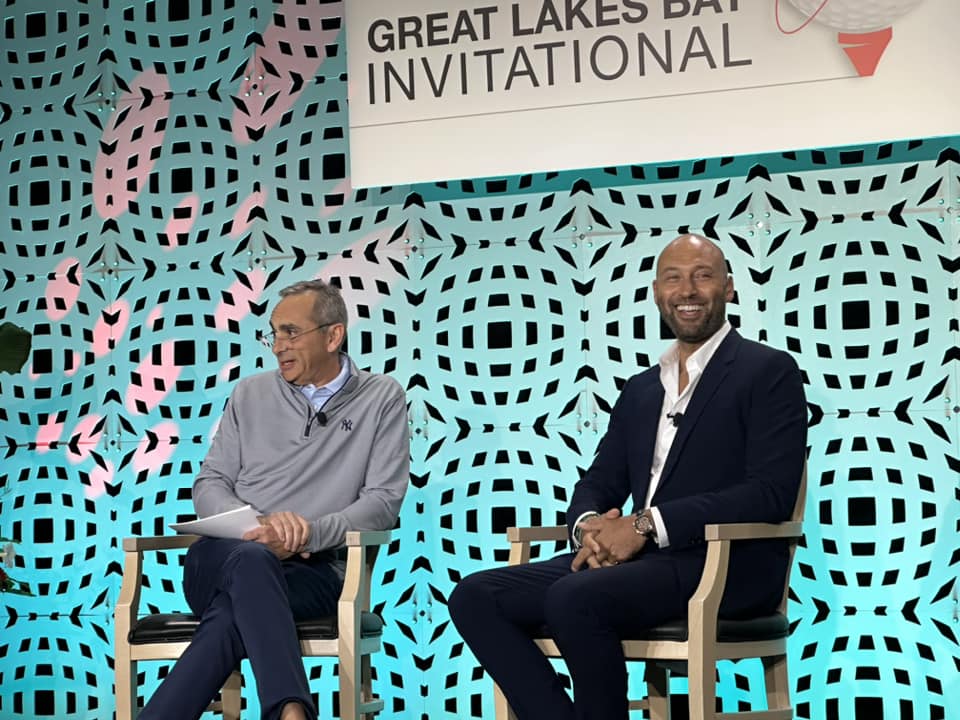Derek Jeter takes part in forum at Dow Great Lakes Bay Invitational