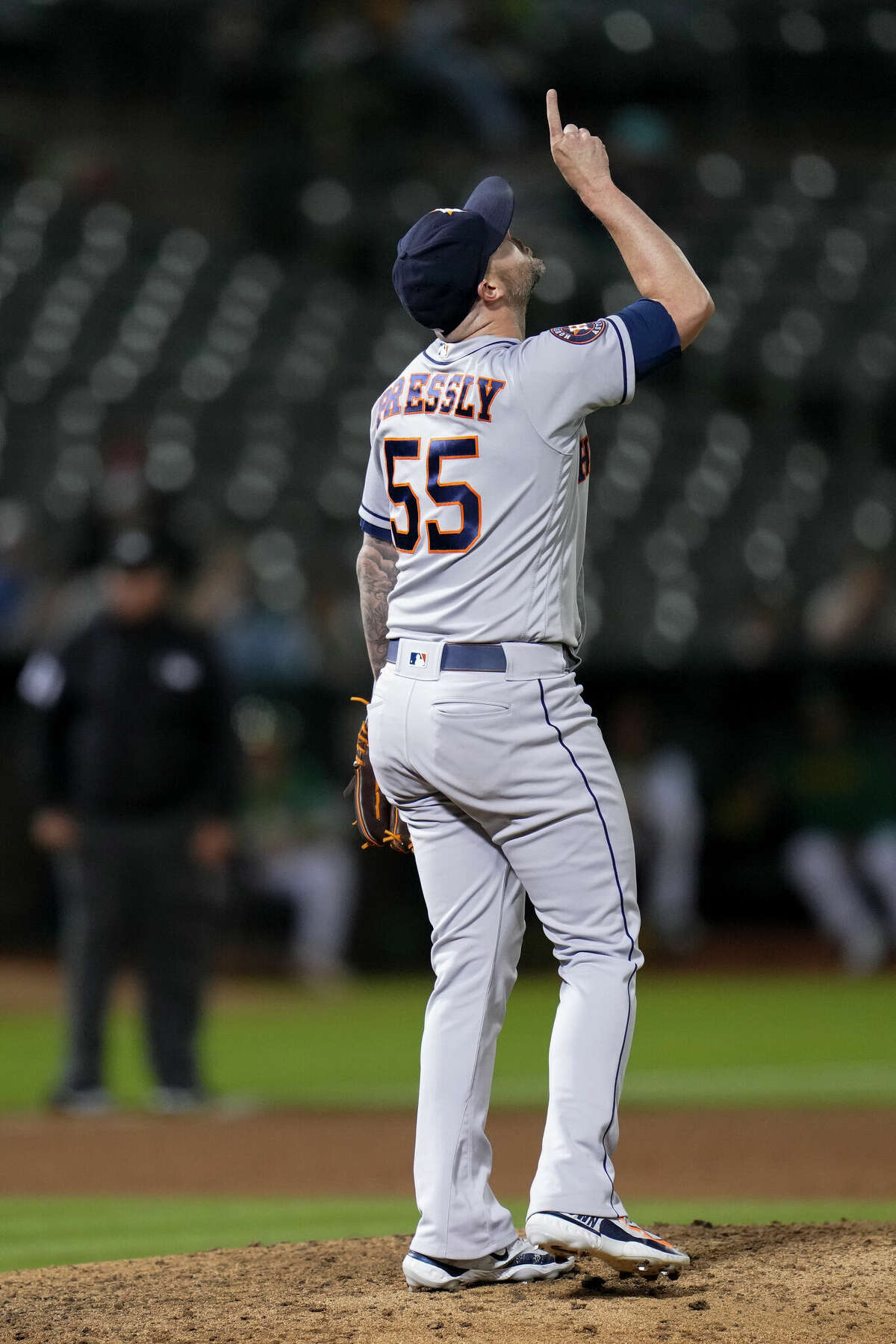 J.P. France goes deep in Houston Astros' win over Oakland A's