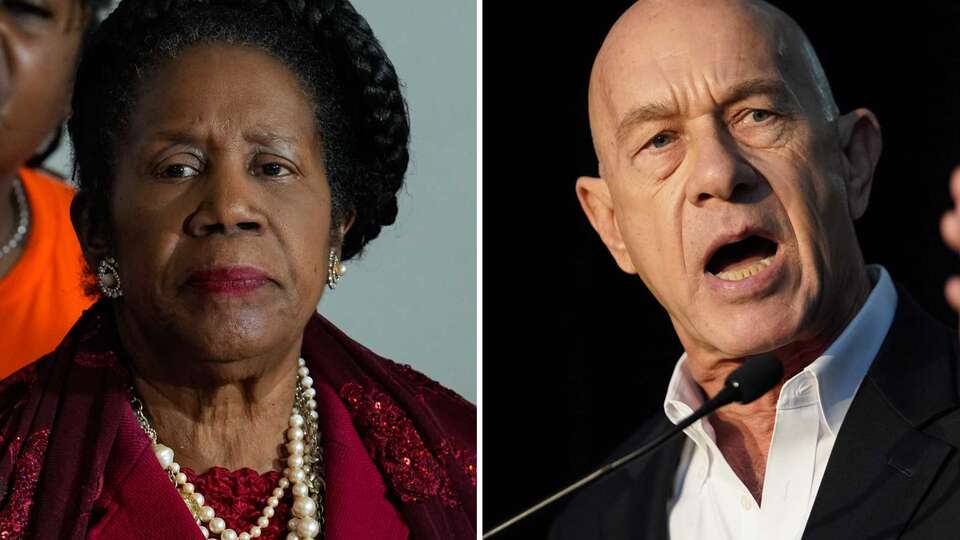 Rep. Sheila Jackson Lee and state Sen. John Whitmire are pictured together in this composite photo.