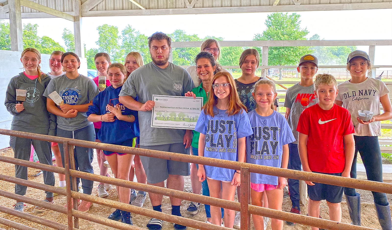 Scott fairgrounds spruced up through grant to 4-H club