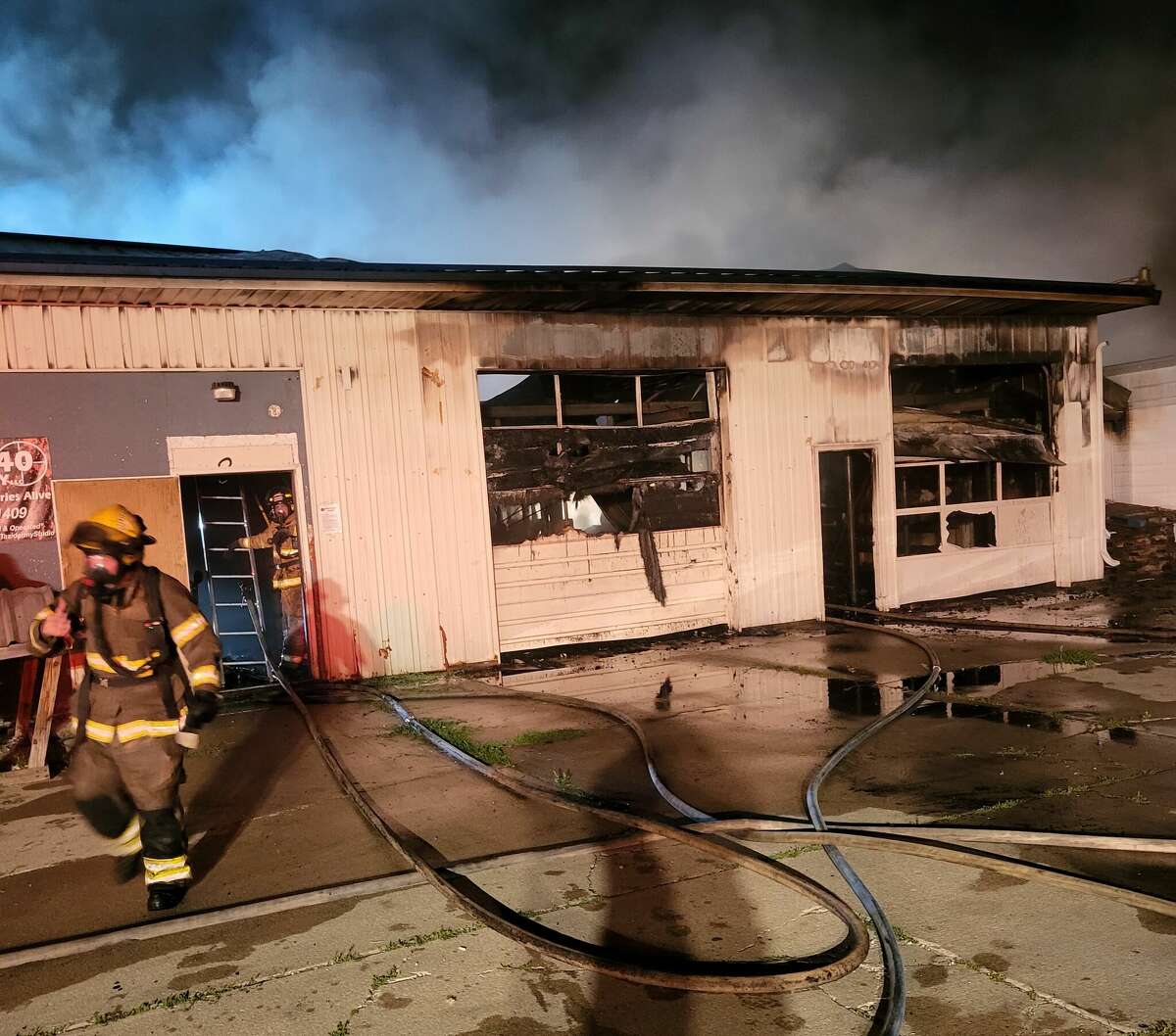 Lambert's Meat Market in Gladwin suffers damage from overnight fire