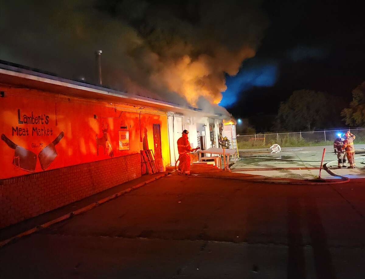 Lambert's Meat Market in Gladwin suffers damage from overnight fire