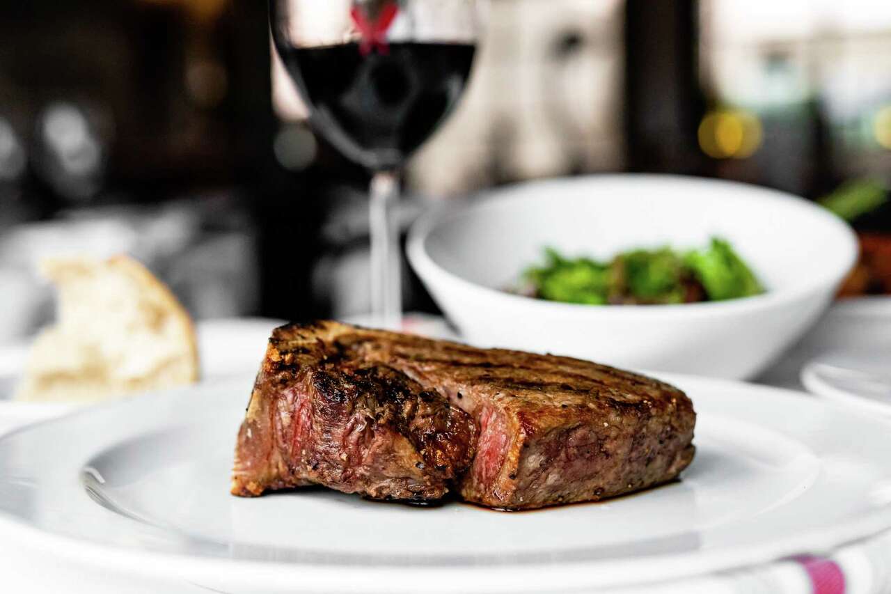 Bone-in fillet is one of the many high-end steak cuts at B&BButchers & Restaurant, one of Houston's most popular steakhouses.