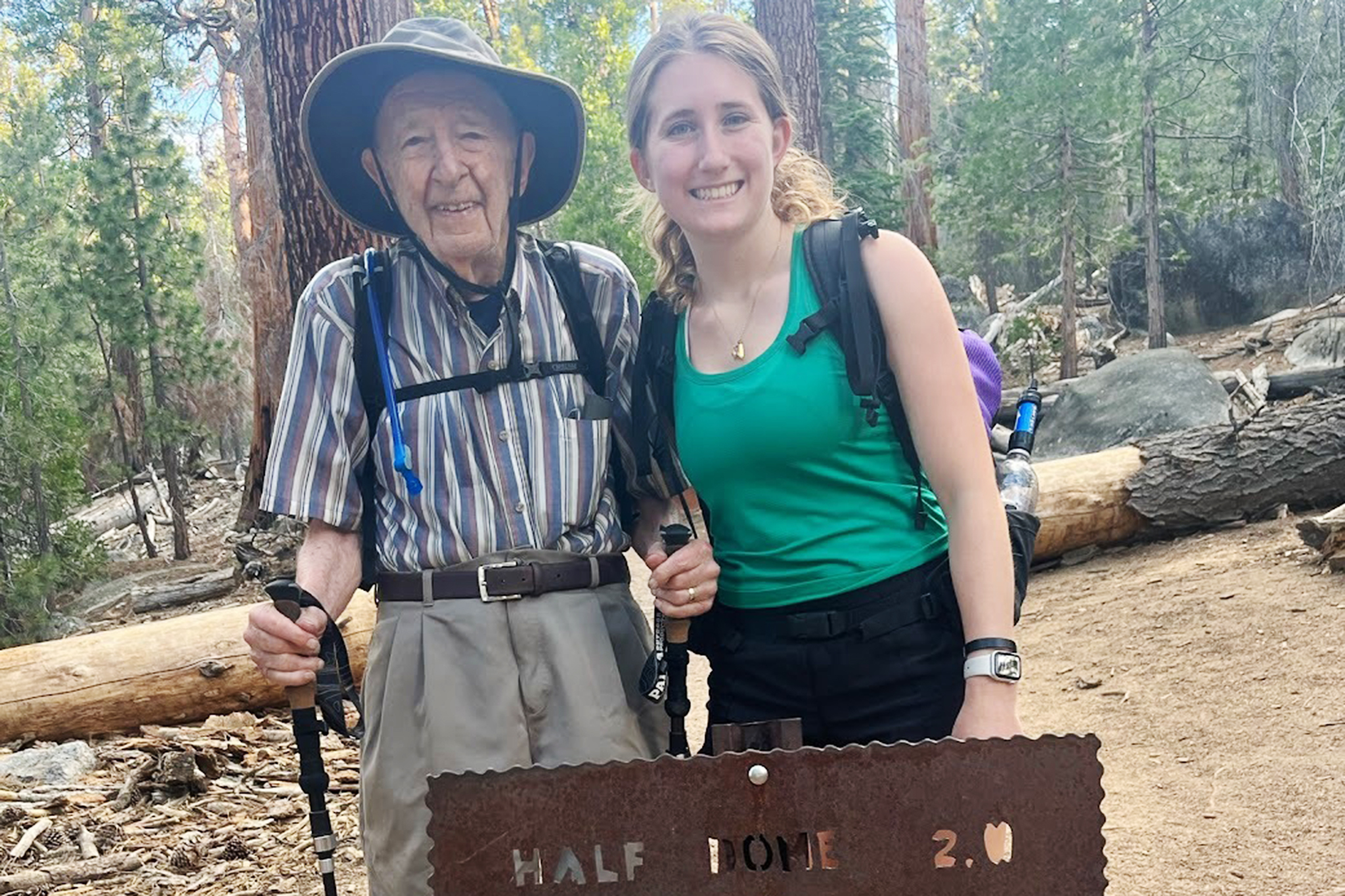 He's stubborn as a mule' 93-year-old summits Yosemite's Half Dome