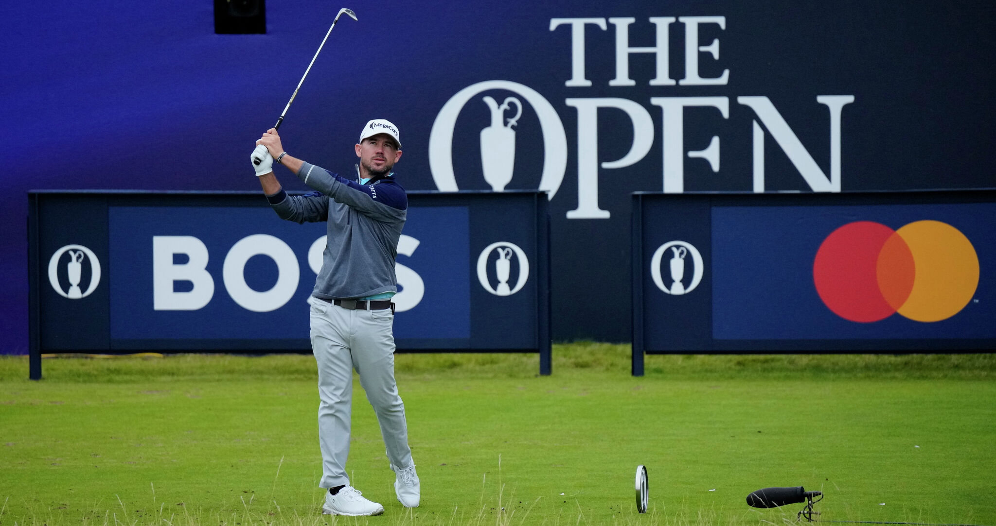 British Open: Brian Harman steadies himself with 5-shot lead