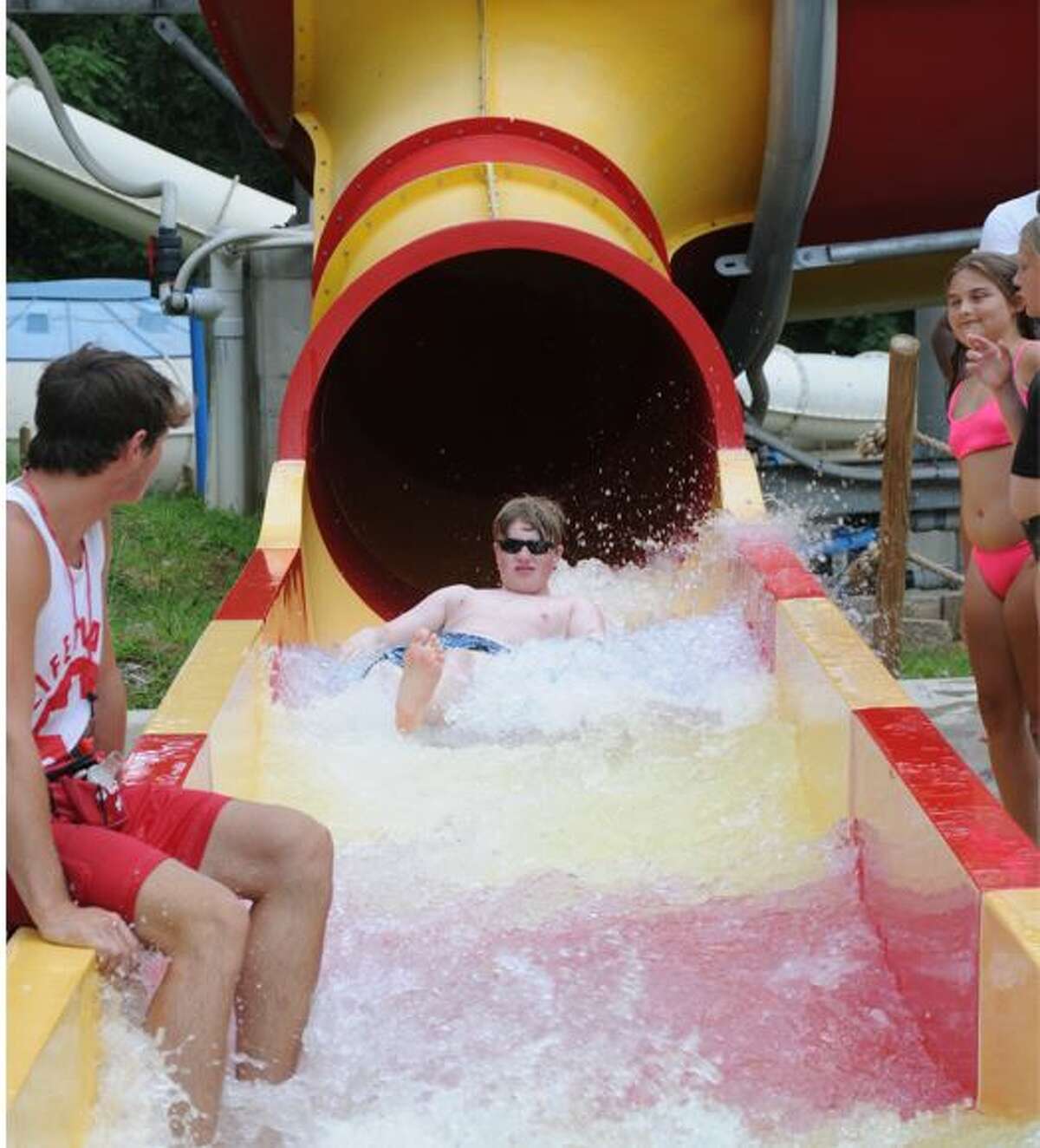 Beating the heat all the rage at Grafton water park