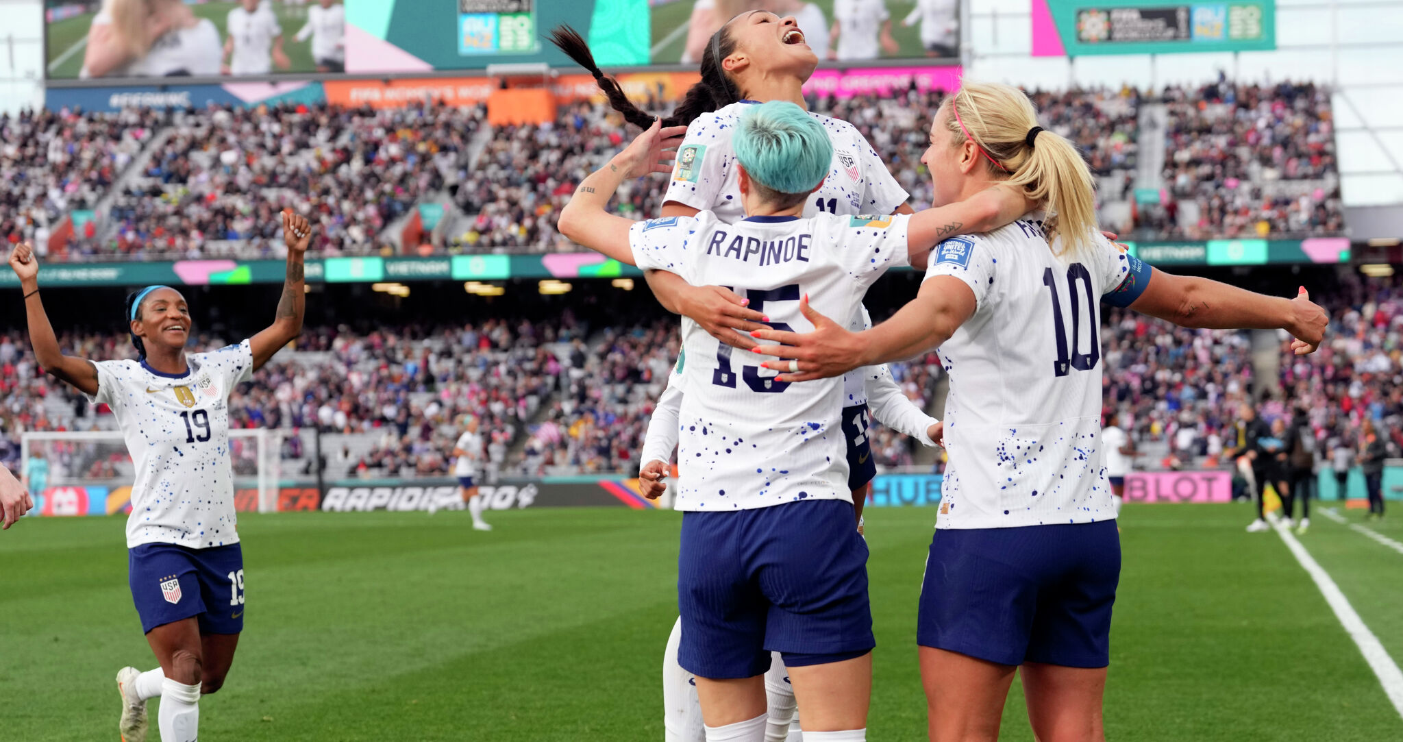 U.S. women's national soccer team starts World Cup with 3-0 win over Vietnam