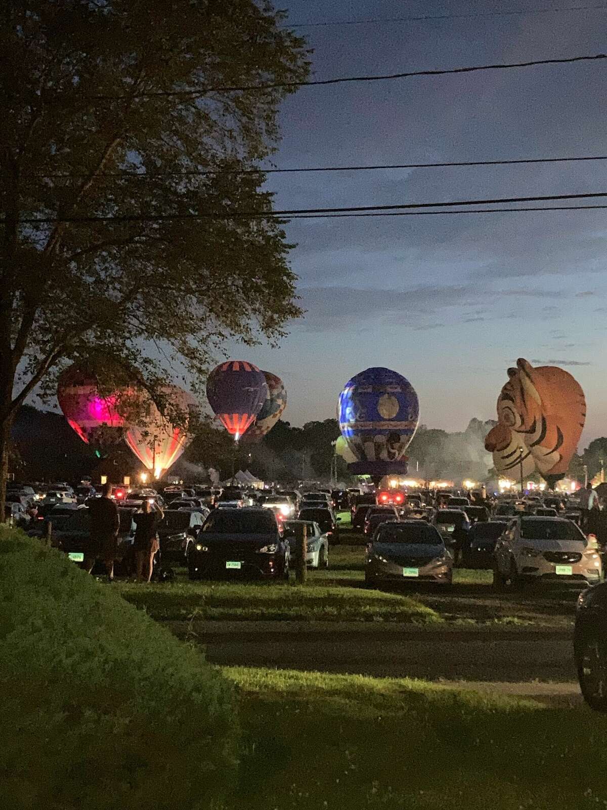 Man hospitalized after falling out of hot air balloon, police say