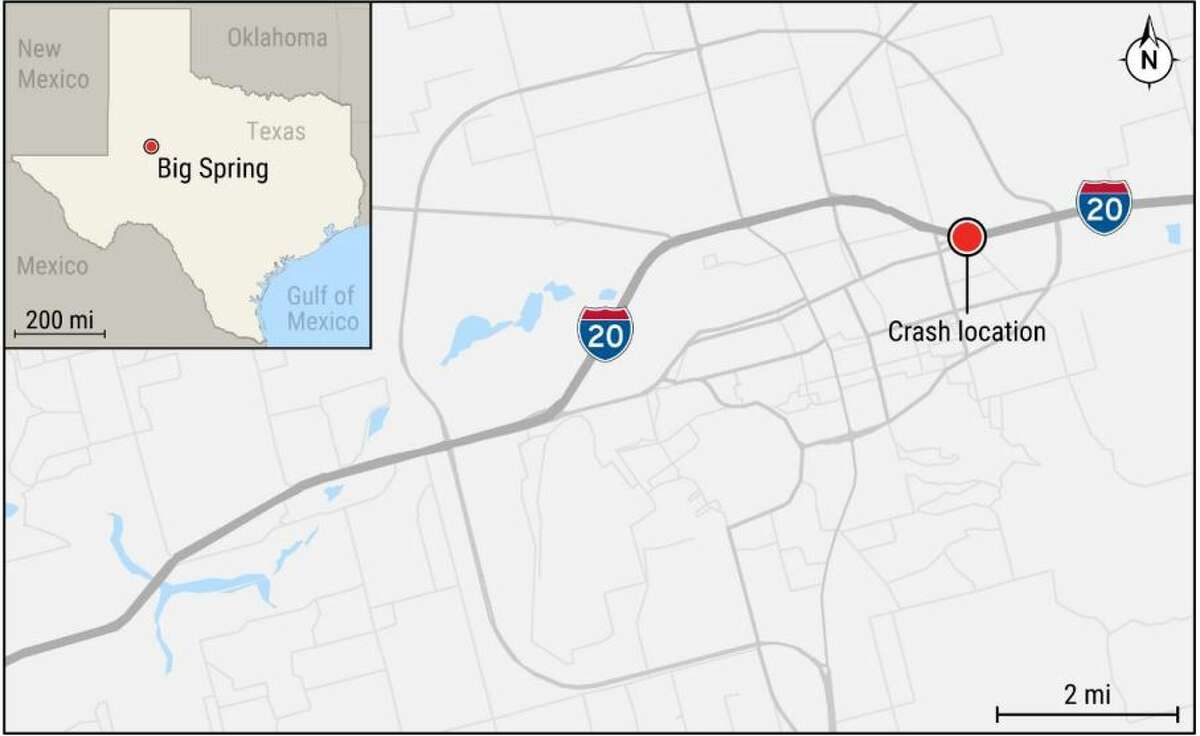 Map showing crash location on I-20. (Source: Google Maps)