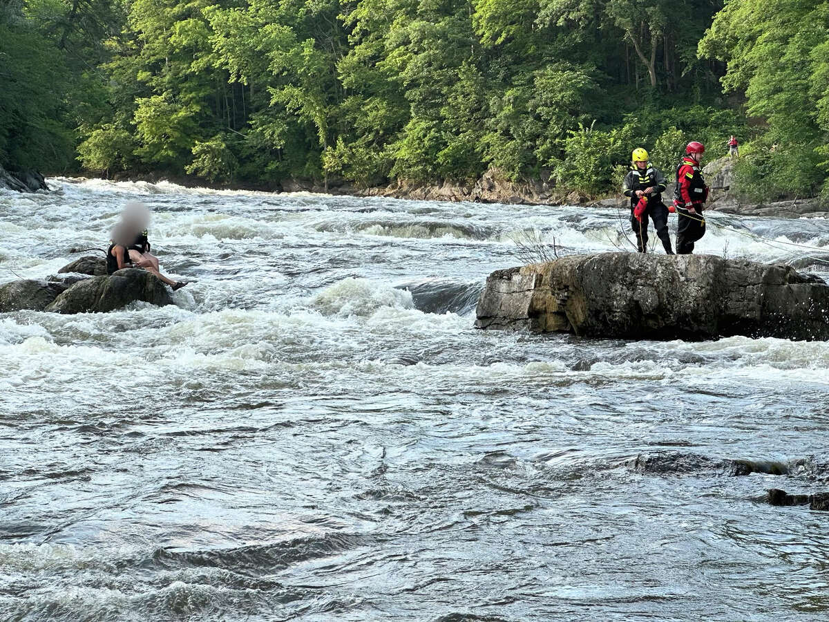 DEEP Two people tubing rescued from the Housatonic River in Kent