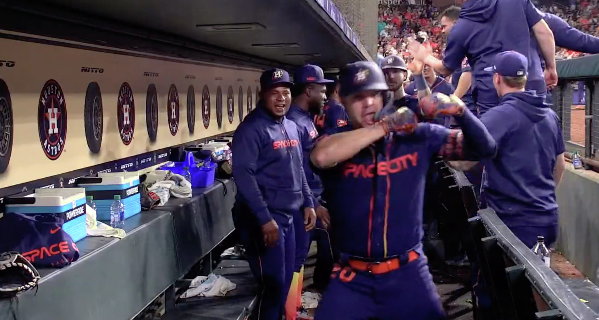 Astros' Chas McCormick got home run dance from Eagles' Miles Sanders