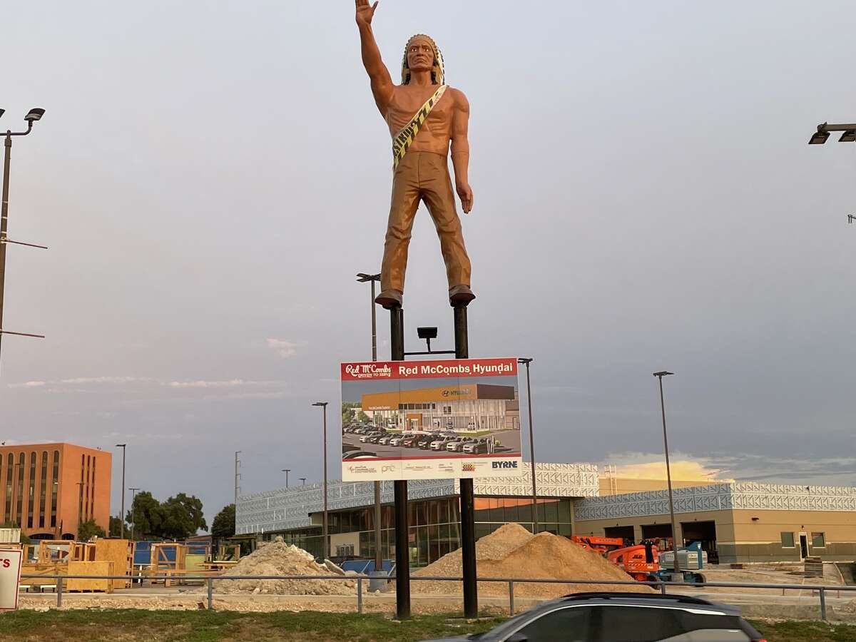 Cleveland Indians Mascot Statue