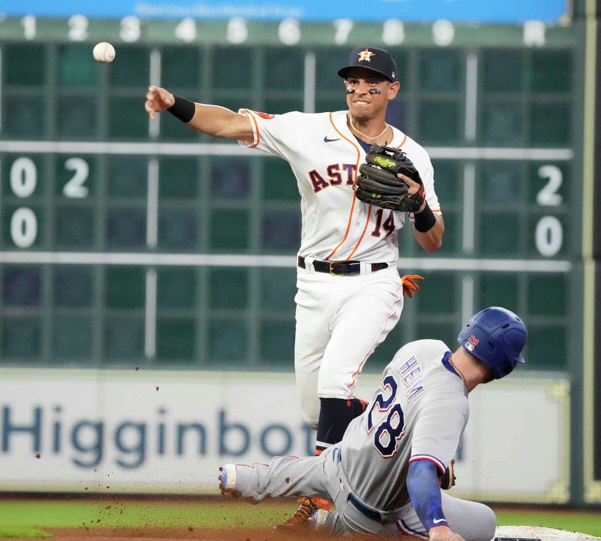 Astros-Rangers Game 4 turned on a fingertip double play 
