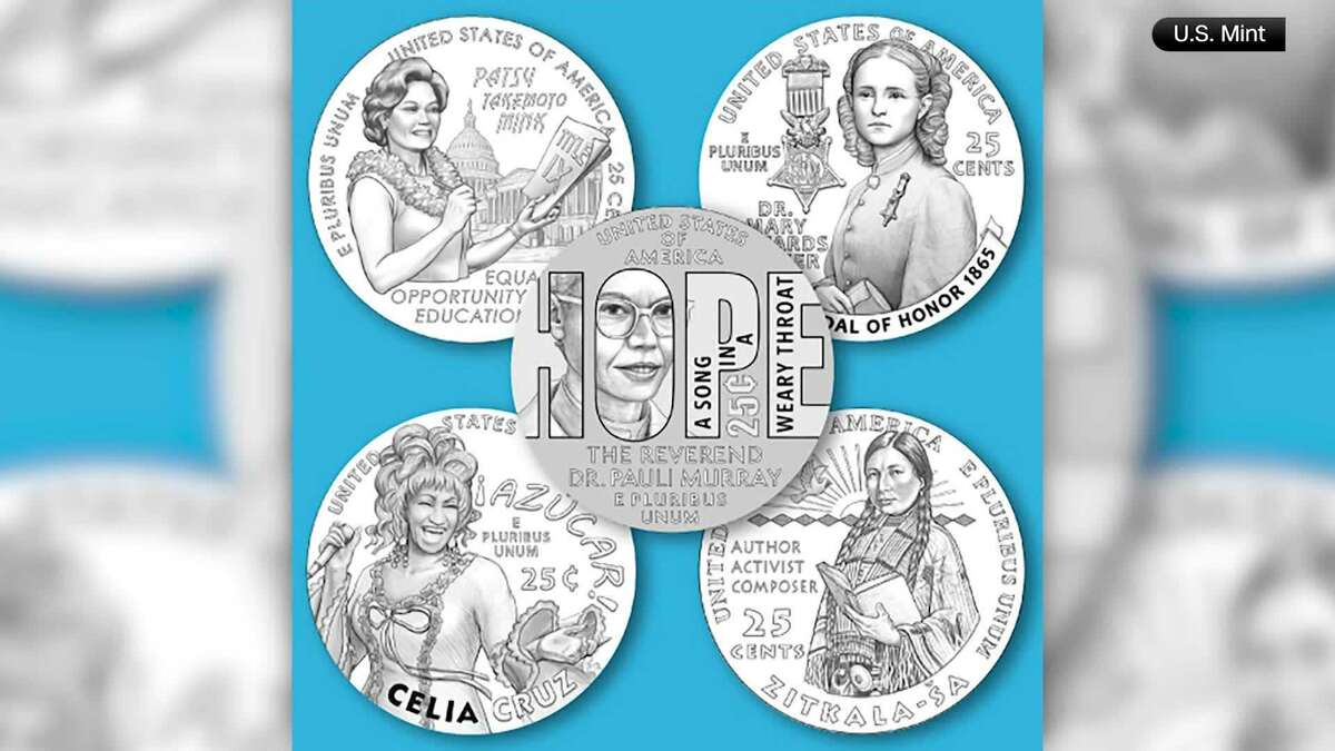 5 'trailblazing American women' will appear on quarters in 2024, US