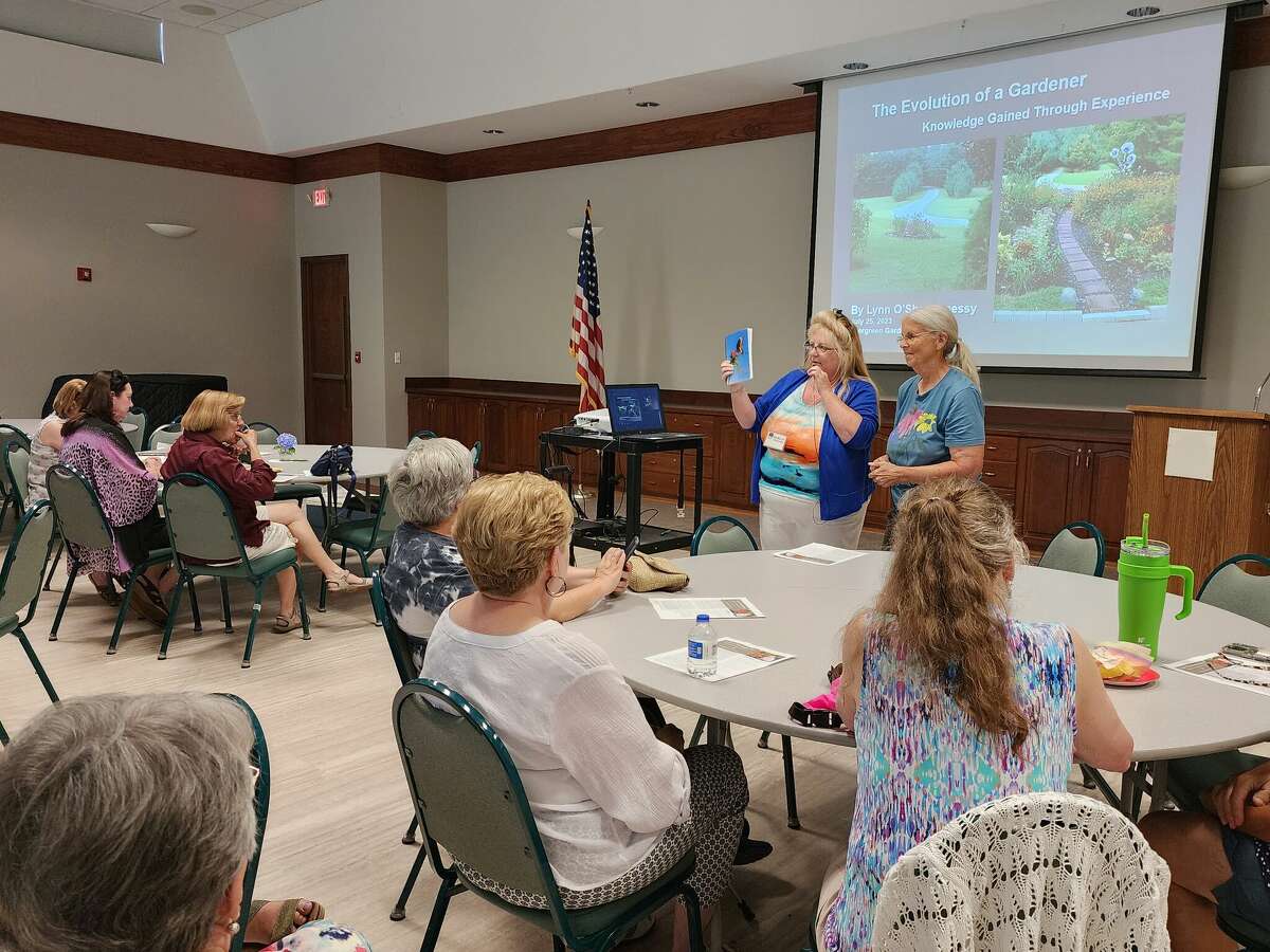 Lynn O'Shaughnessy presents her gardening journey in Midland, MI