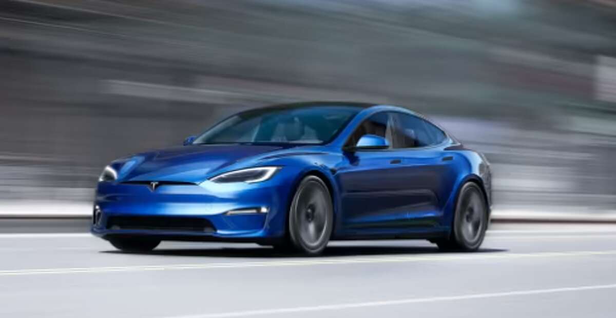 Tesla electric cars like this one are set to go on sale this fall in a showroom at Mohegan Sun.