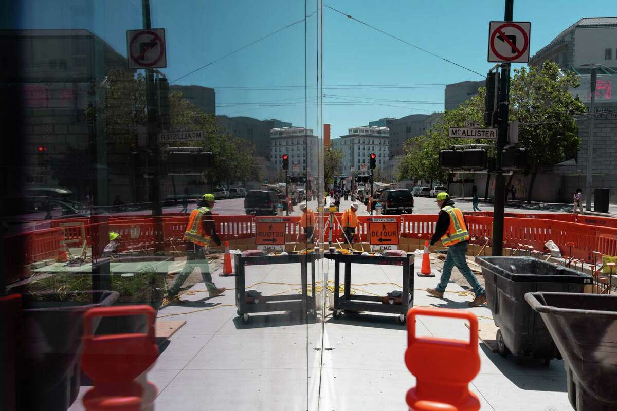 UC College of the Law San Francisco’s new housing project, seen on July 26, includes 656 units for students.