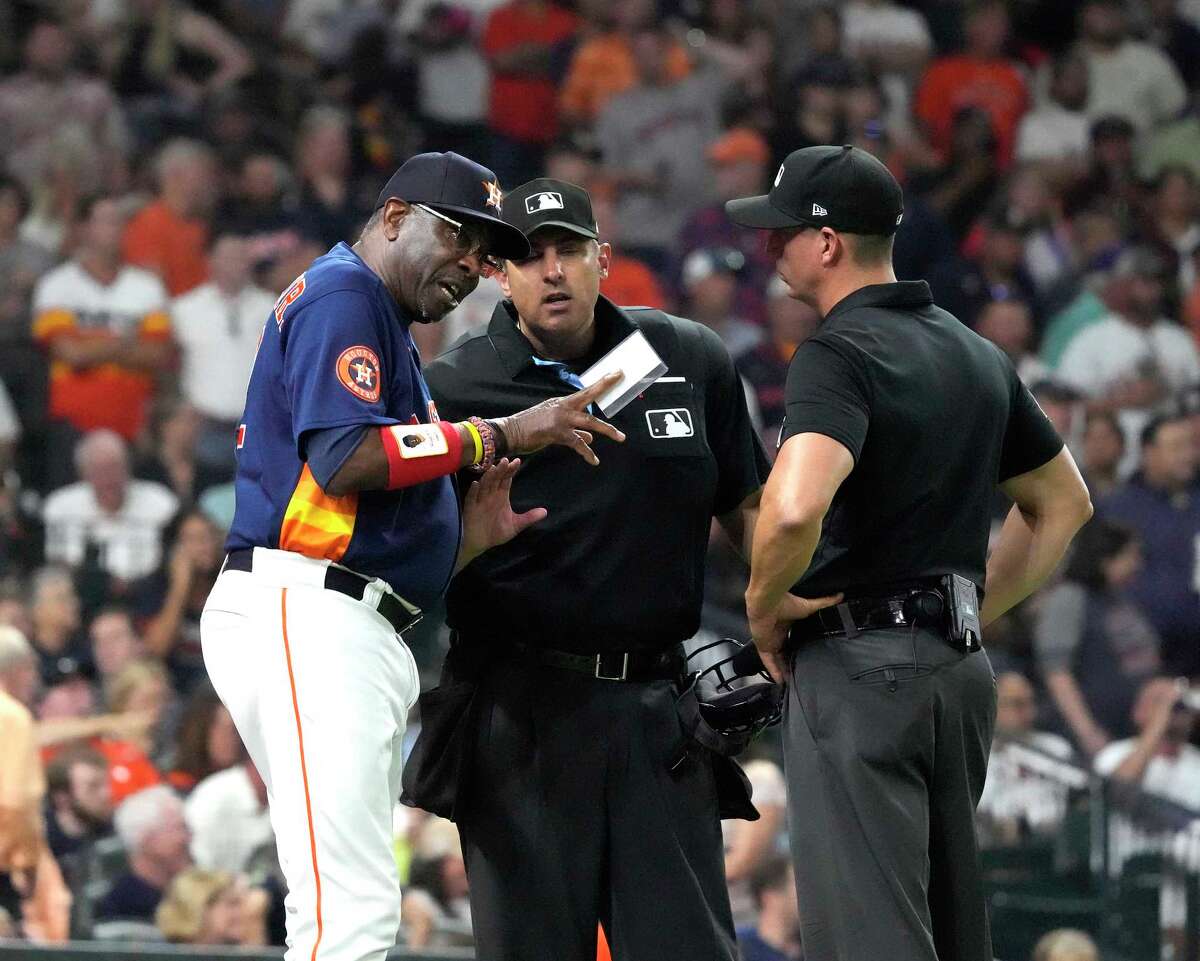 Houston Astros Tempers boil over, benches clear in finale vs. Rangers