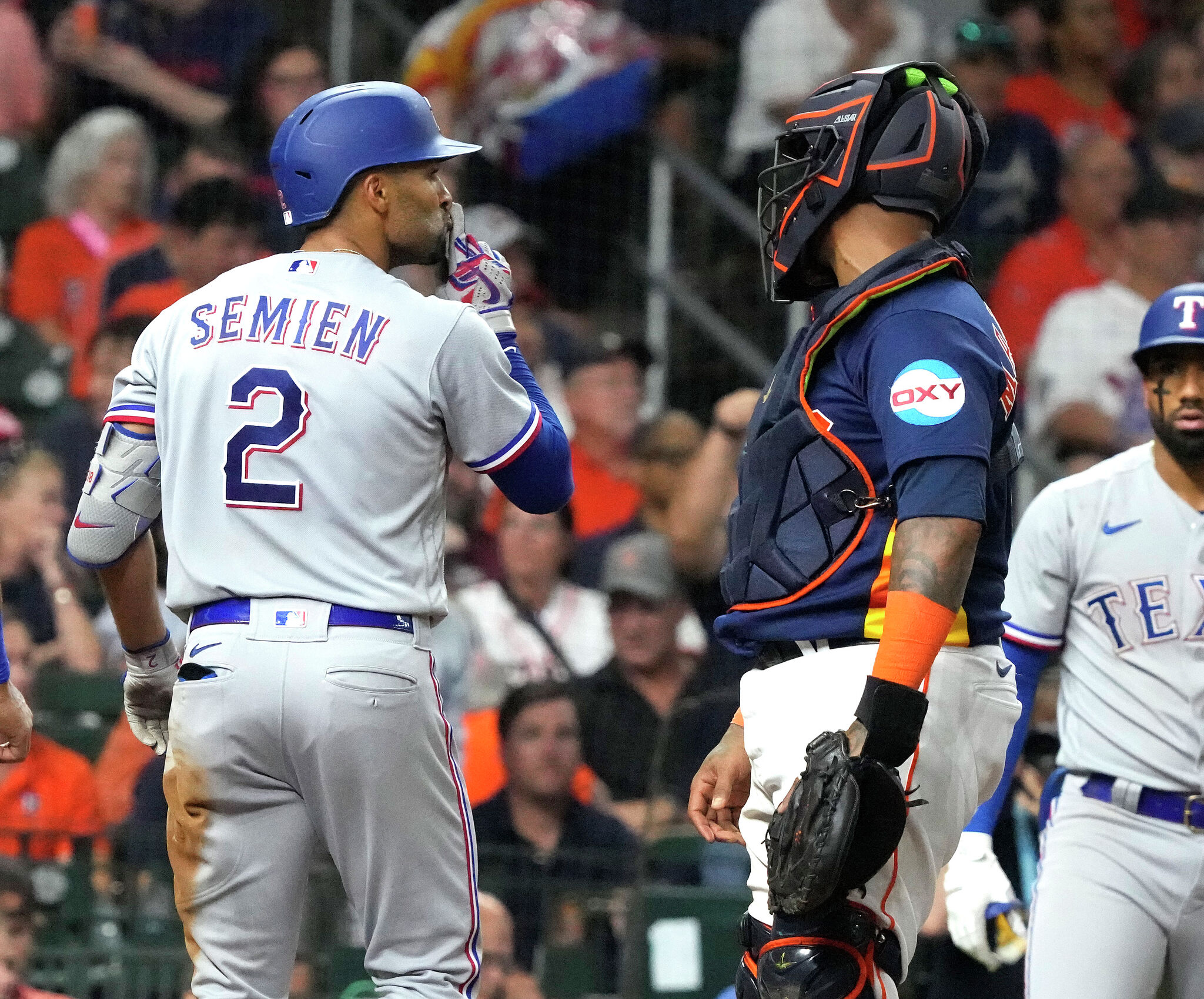 Astros-Rangers rivalry reignited after bench-clearing scuffle