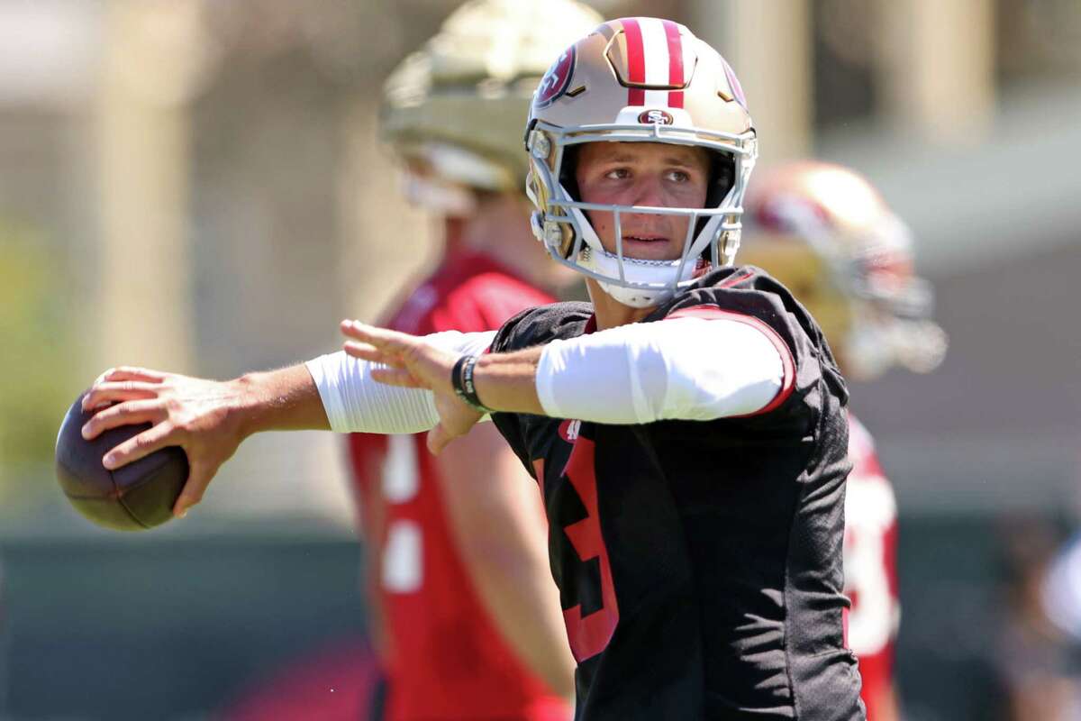 San Francisco 49ers: Brock Purdy throwing at training camp