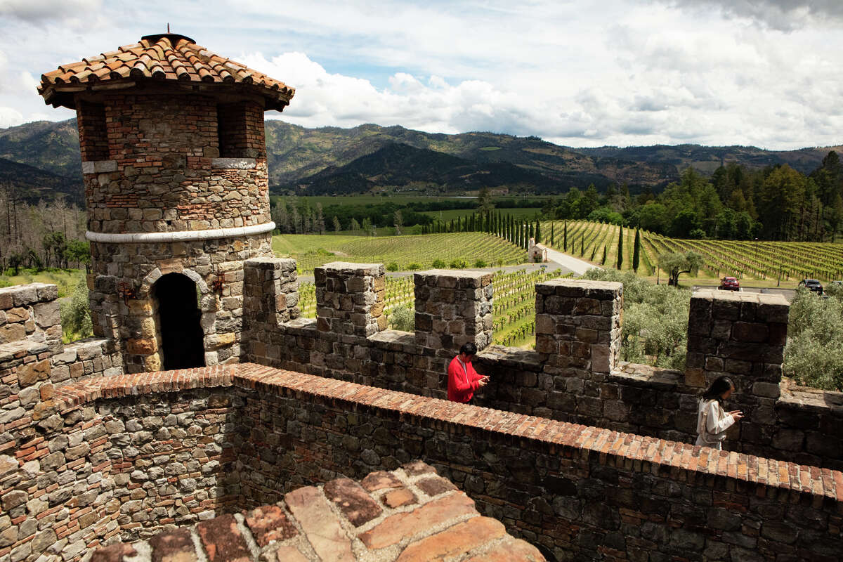 It cost a reported $40 million to build the massive castle just outside Calistoga.