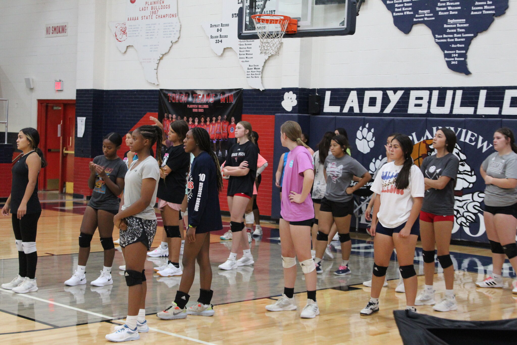Plainview volleyball prepares for season with twoday camp