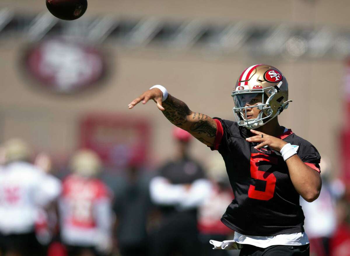 San Francisco 49ers quarterback Trey Lance makes doesn't feel