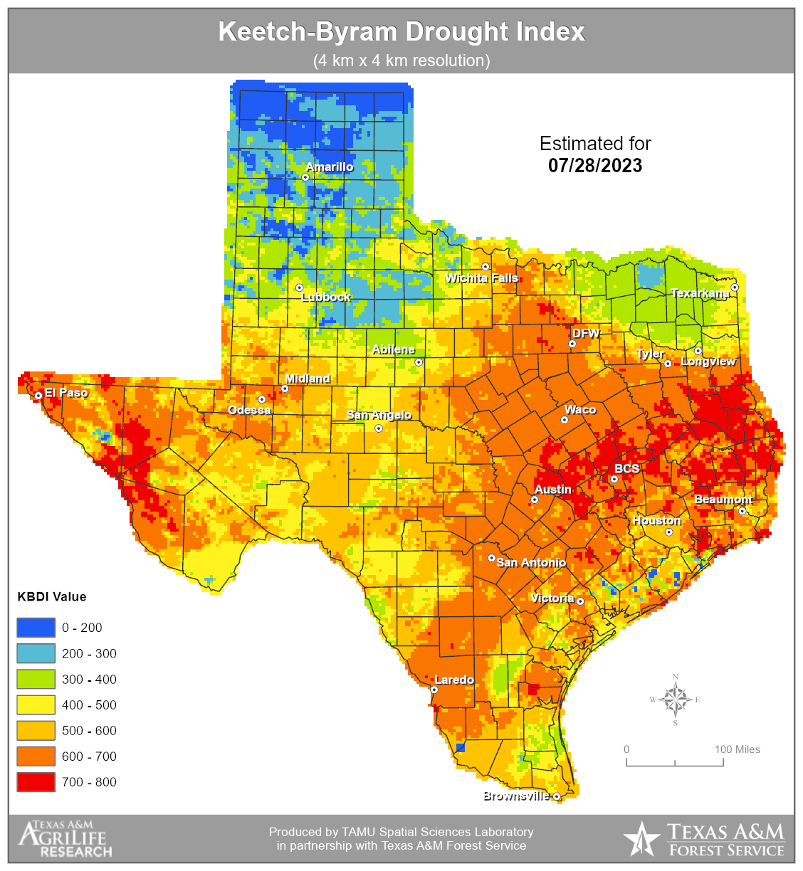 NWS: Triple digit temperatures return to Midland's forecast