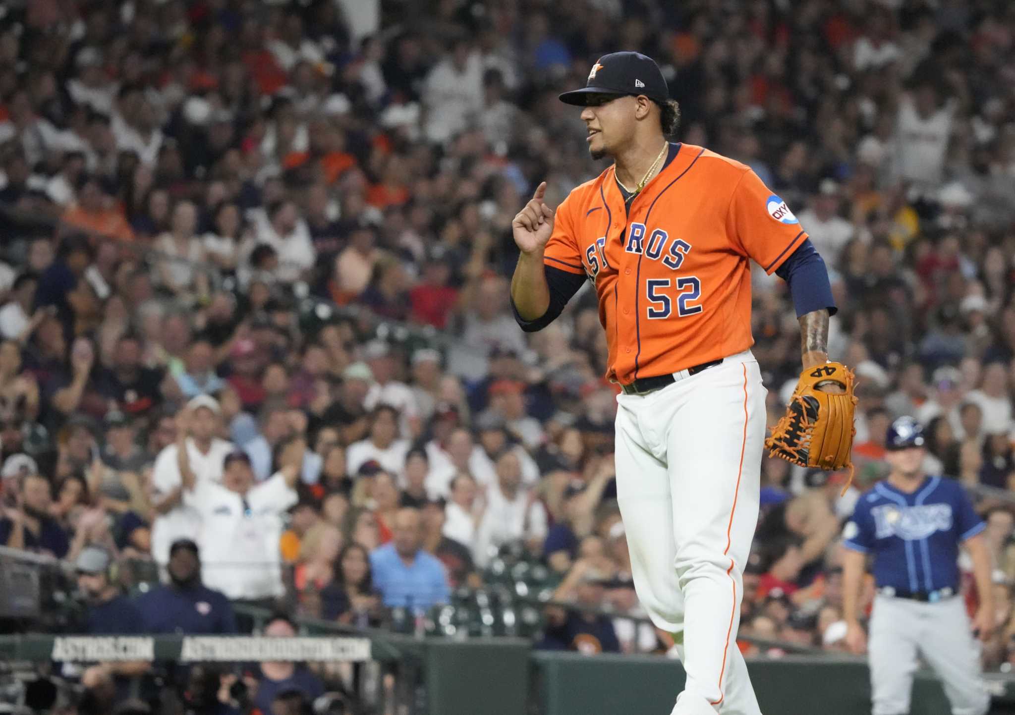 Astros' Cristian Javier reflects on HUGE Game 3 win and stepping