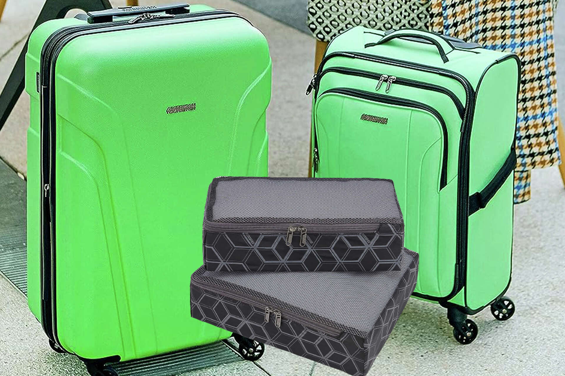 This 4-piece American Tourister luggage set is under $100 today