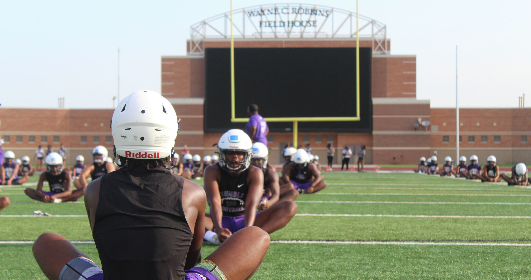 Houstonarea football teams hit the field for first practice day