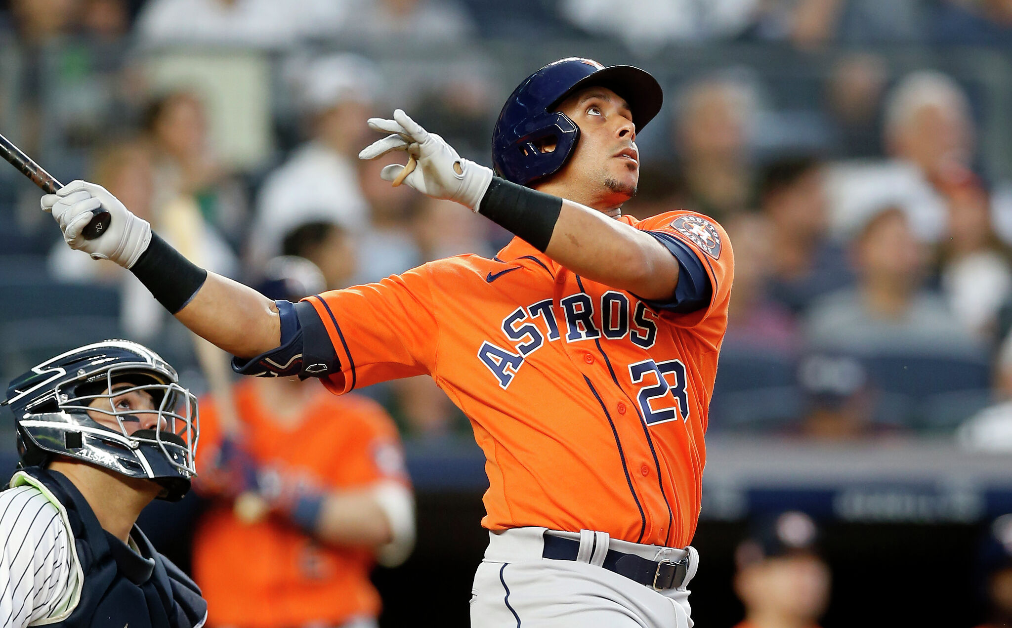 Houston Astros roster 2023: Michael Brantley takes 1st base reps
