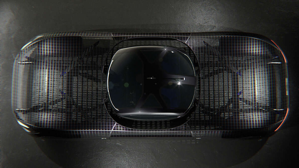 Alef’s Model A flying car, as shown in a rendering, is designed to be able to drive or fly.