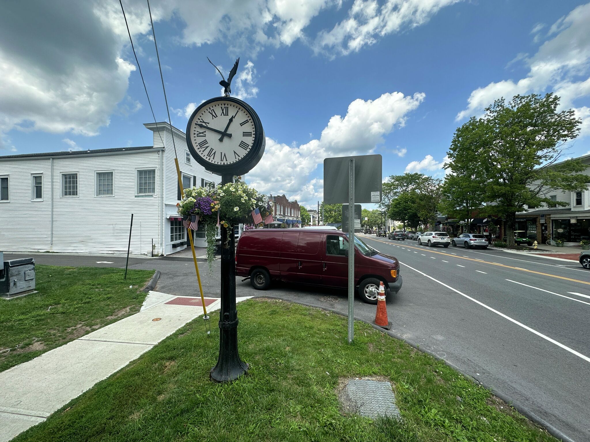 After over a decade, Ridgefield's landmark clock ticking once again