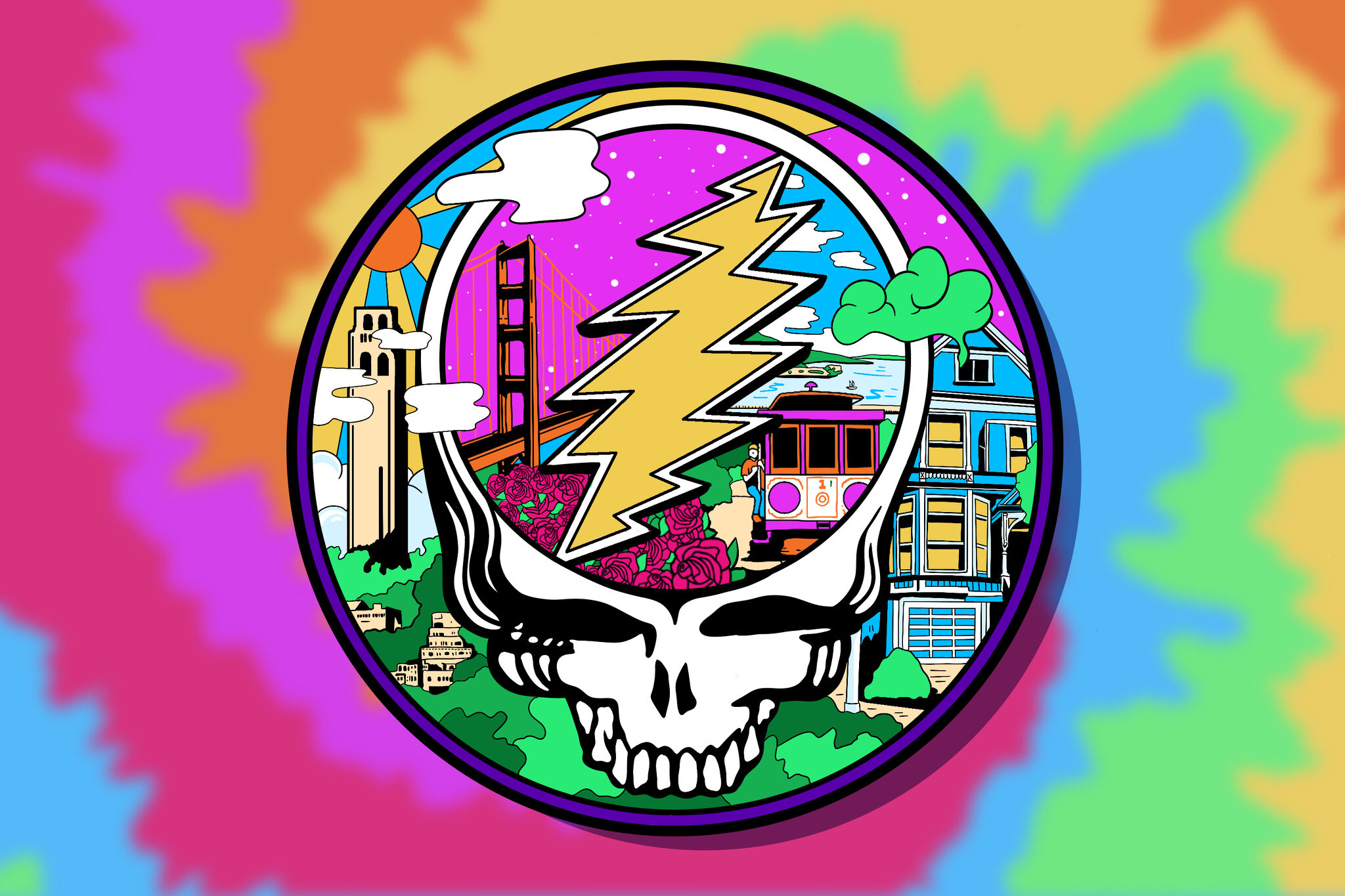 A San Francisco map of where Grateful Dead lived, worked and played