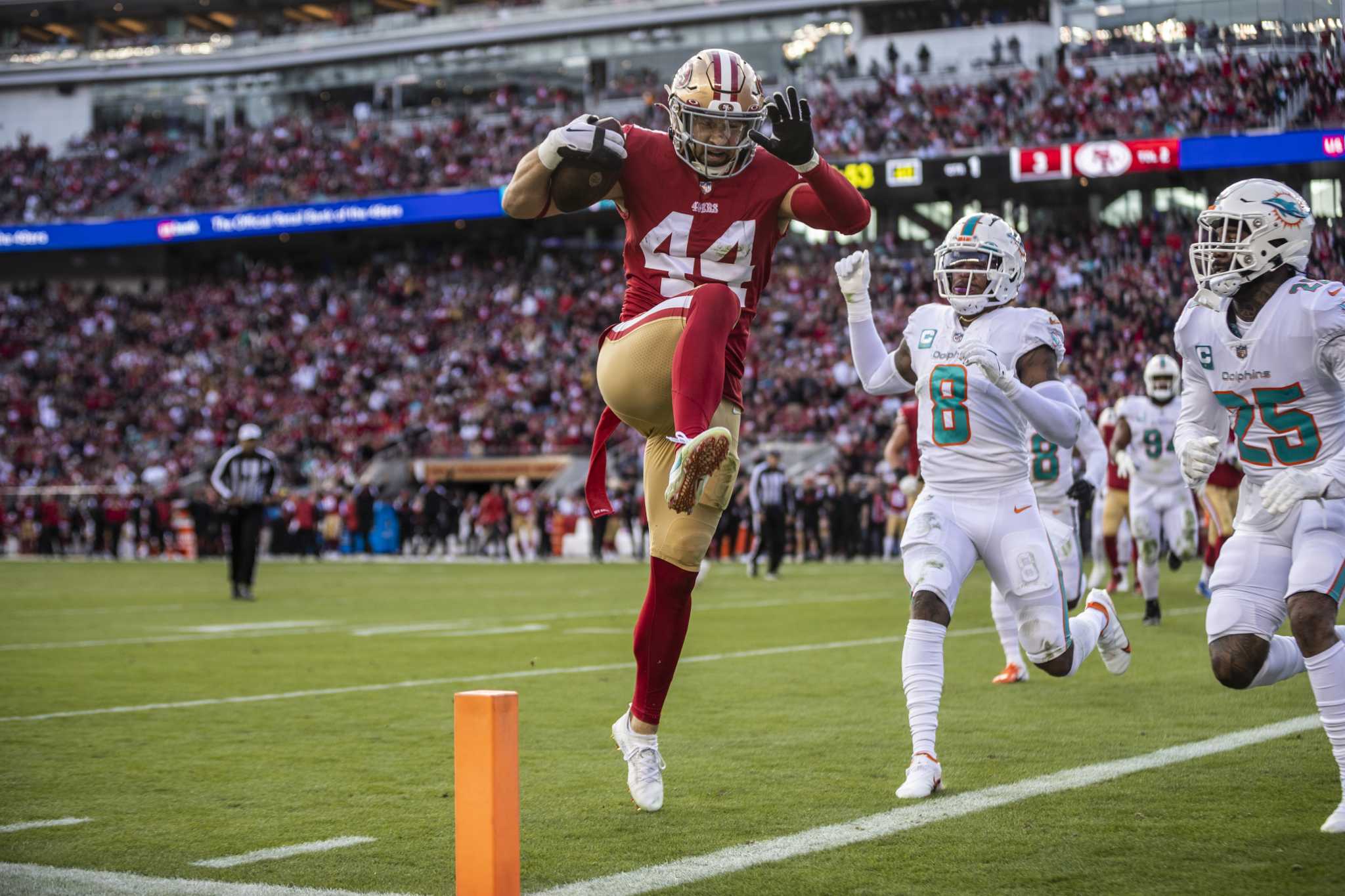 San Francisco 49ers fullback Kyle Juszczyk (44) during an NFL