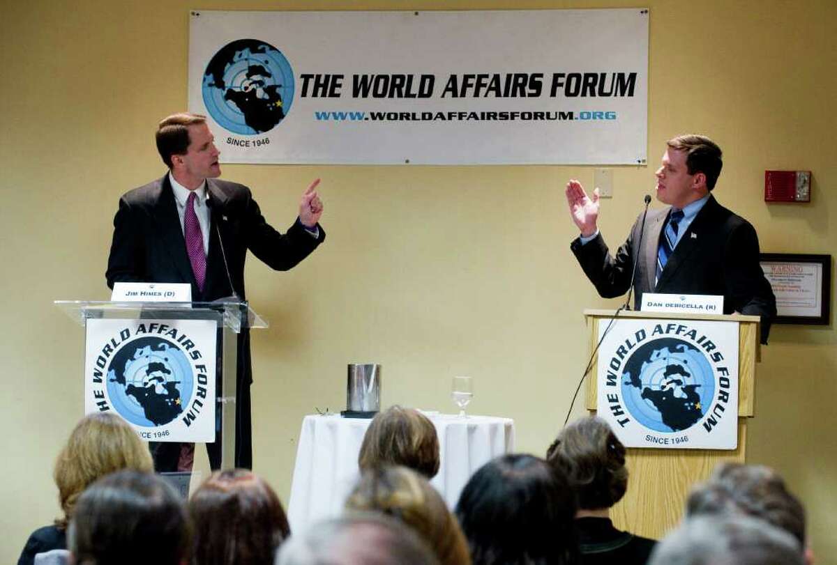 The World Affairs Forum hosts a foreign policy debate with U.S. Rep. Jim Himes and State Sen. Dan Debicella, candidates for the Fourth Congressional District seat, at the Holiday Inn Stamford Downtown, Thursday, October 21, 2010.