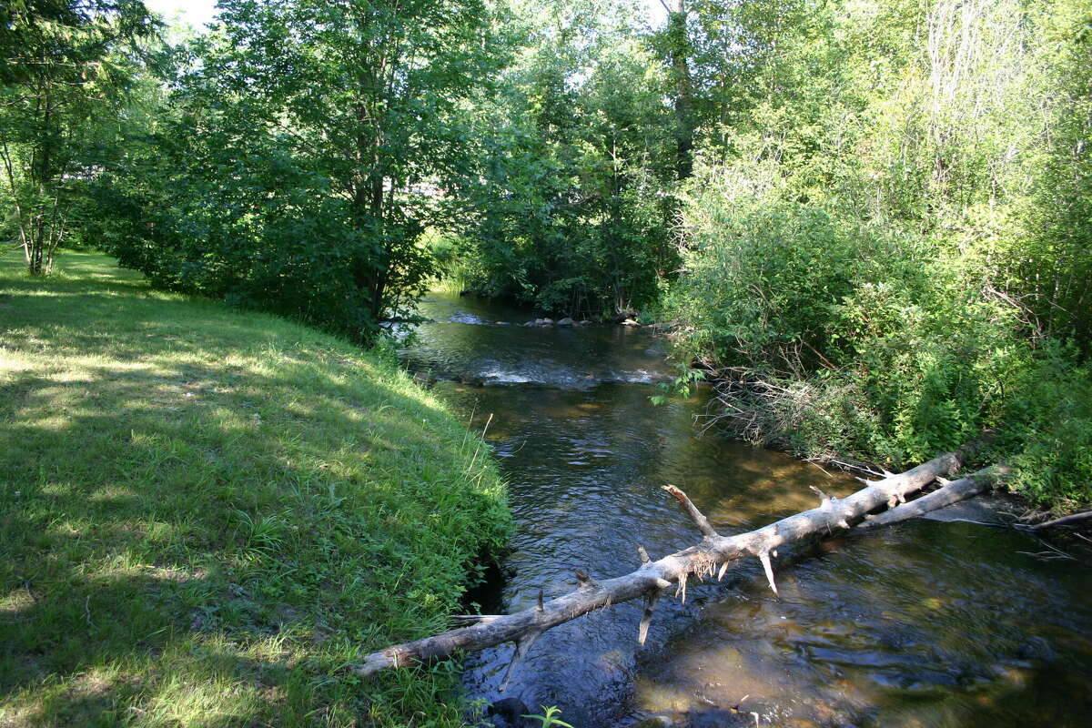 Crews remove 11 rock dams along Twin Creek in Evart