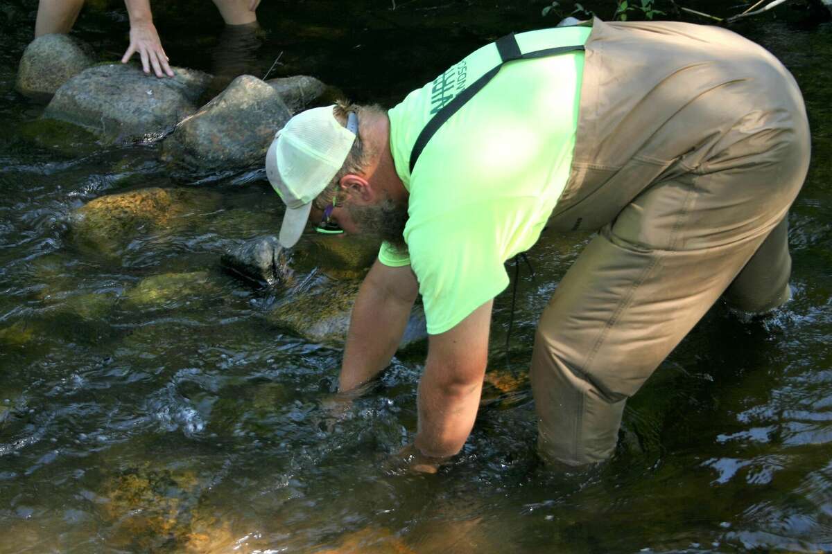 Crews remove 11 rock dams along Twin Creek in Evart