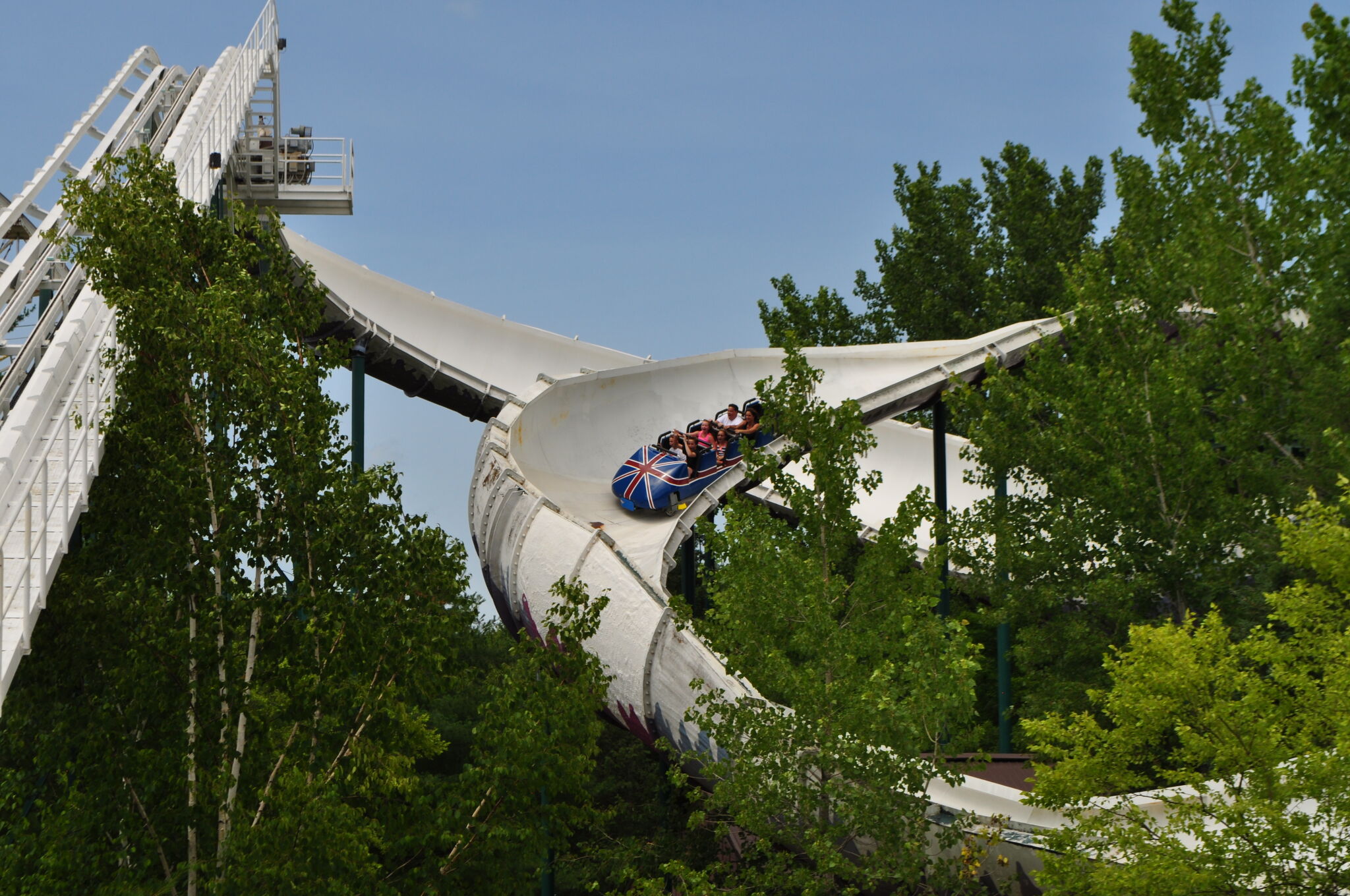 Alpine Bobsled, a Trackless Roller Coaster, Set to Retire from Great Escape