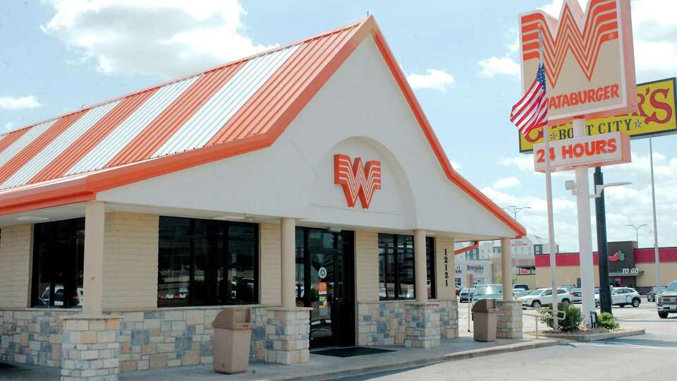 Whataburger is located at 12121 Katy Freeway in Houston Friday, August 4, 2023.