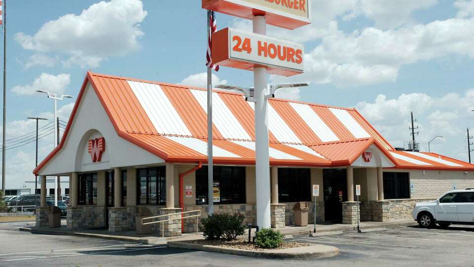 Whataburger is located at 12121 Katy Freeway in Houston Friday, August 4, 2023.