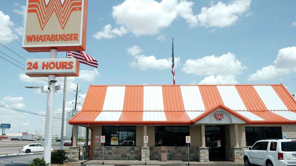 Whataburger is located at 12121 Katy Freeway in Houston Friday, August 4, 2023.