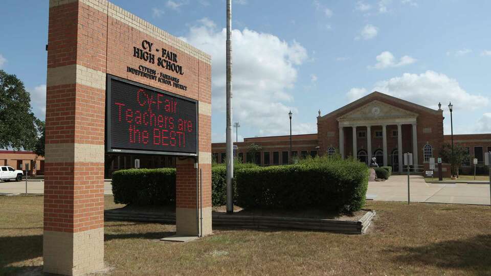 Cy-Fair High School is seen, Saturday, Aug. 5, 2023, in Cypress.