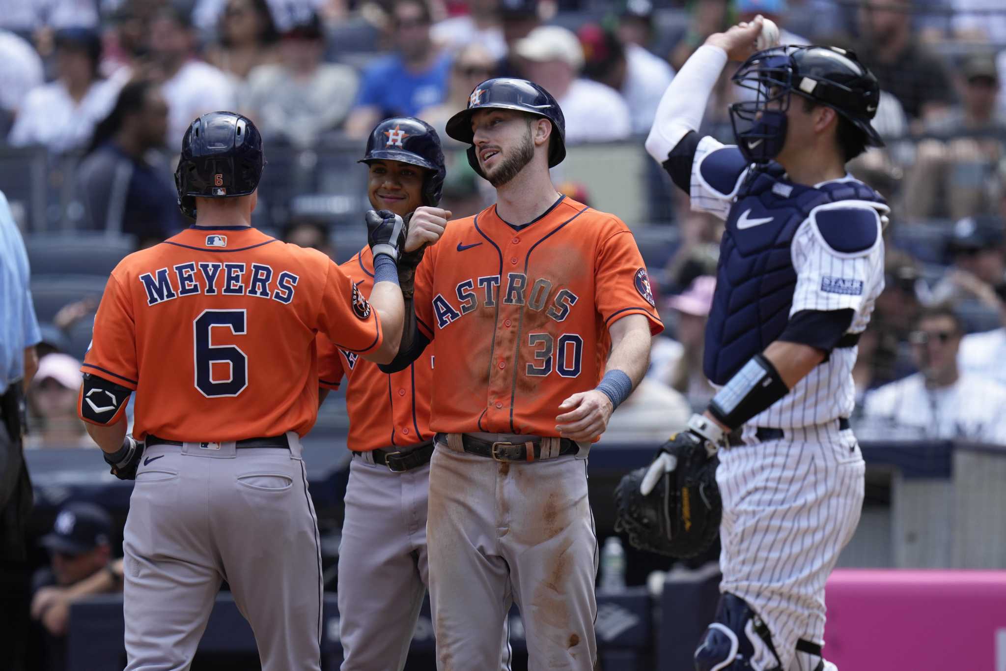 Astros pull off doubleheader sweep vs. MLB-leading Yankees - The San Diego  Union-Tribune